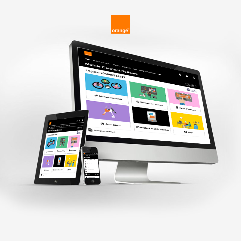 Mobile connect website